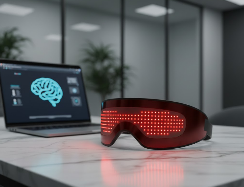 The best clinical-grade Eye Health Biohacking Tech 2026 devices on a desk