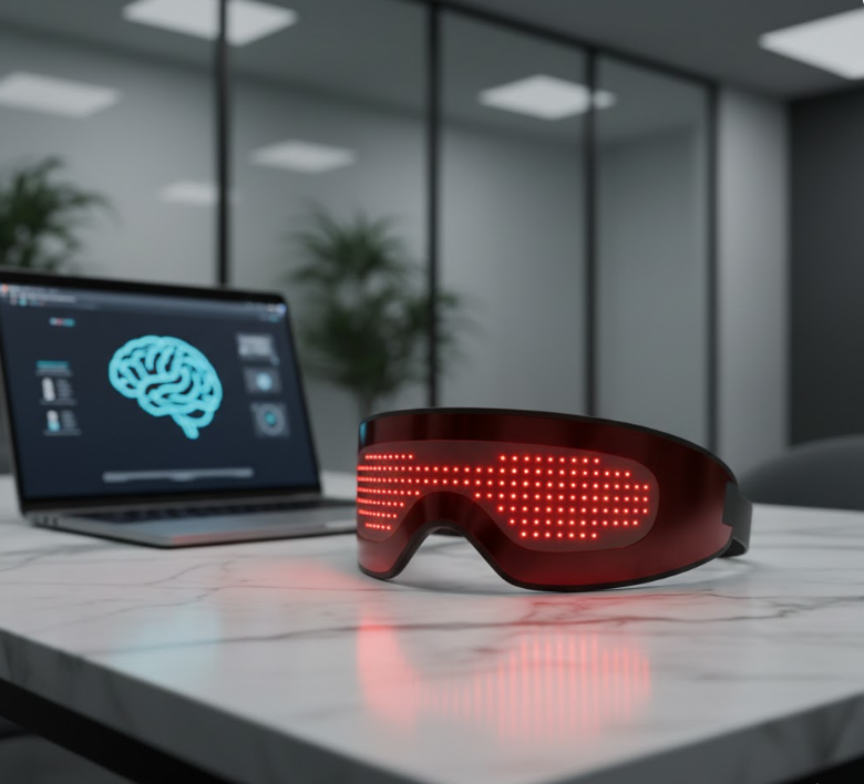 The best clinical-grade Eye Health Biohacking Tech 2026 devices on a desk