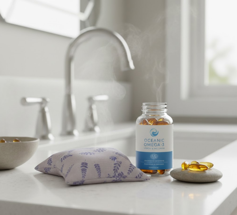 eye strain natural remedies warm compress omega 3