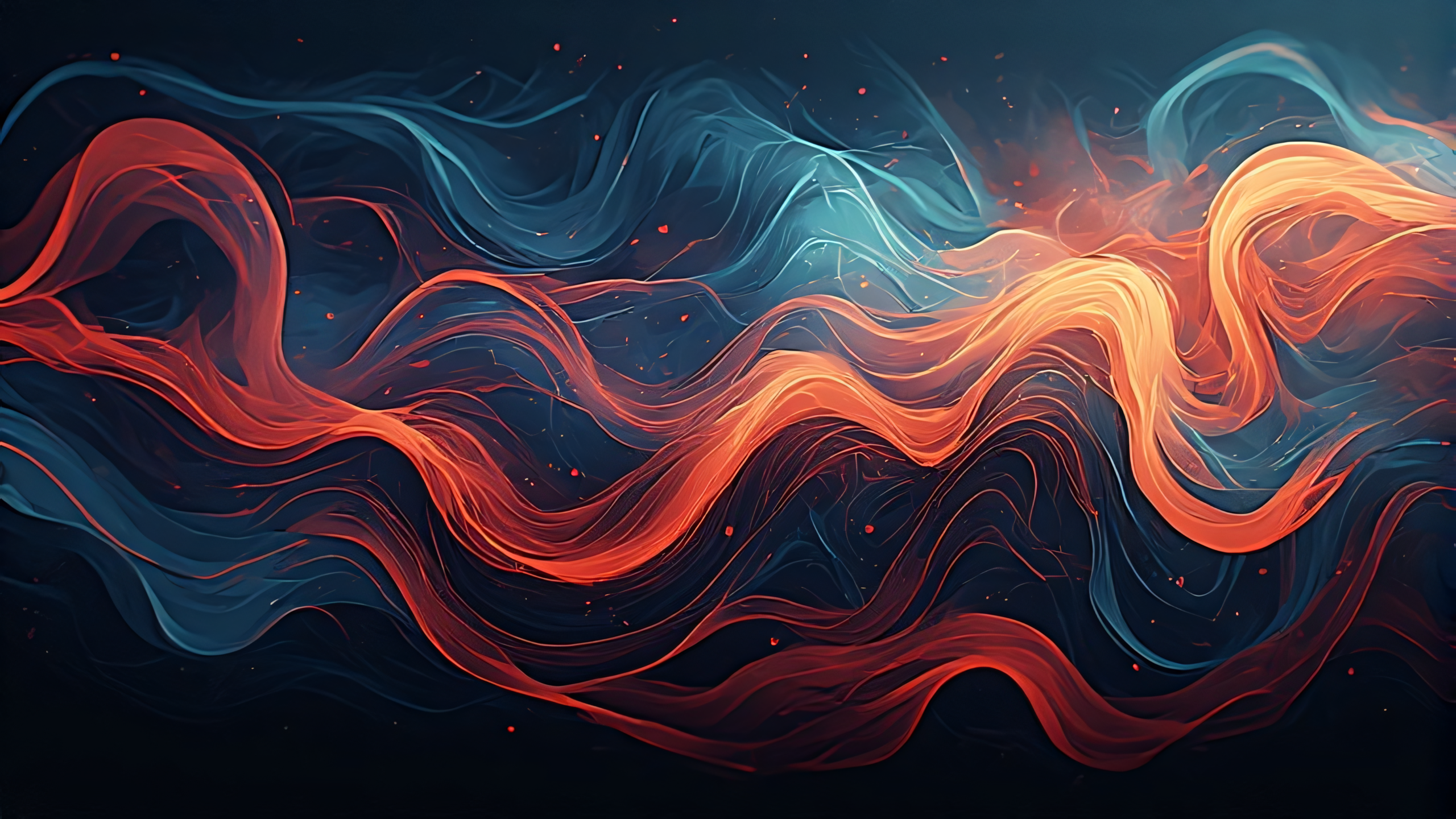 Visual representation of why people see colors when I close my eyes, showing abstract light patterns and phosphenes.