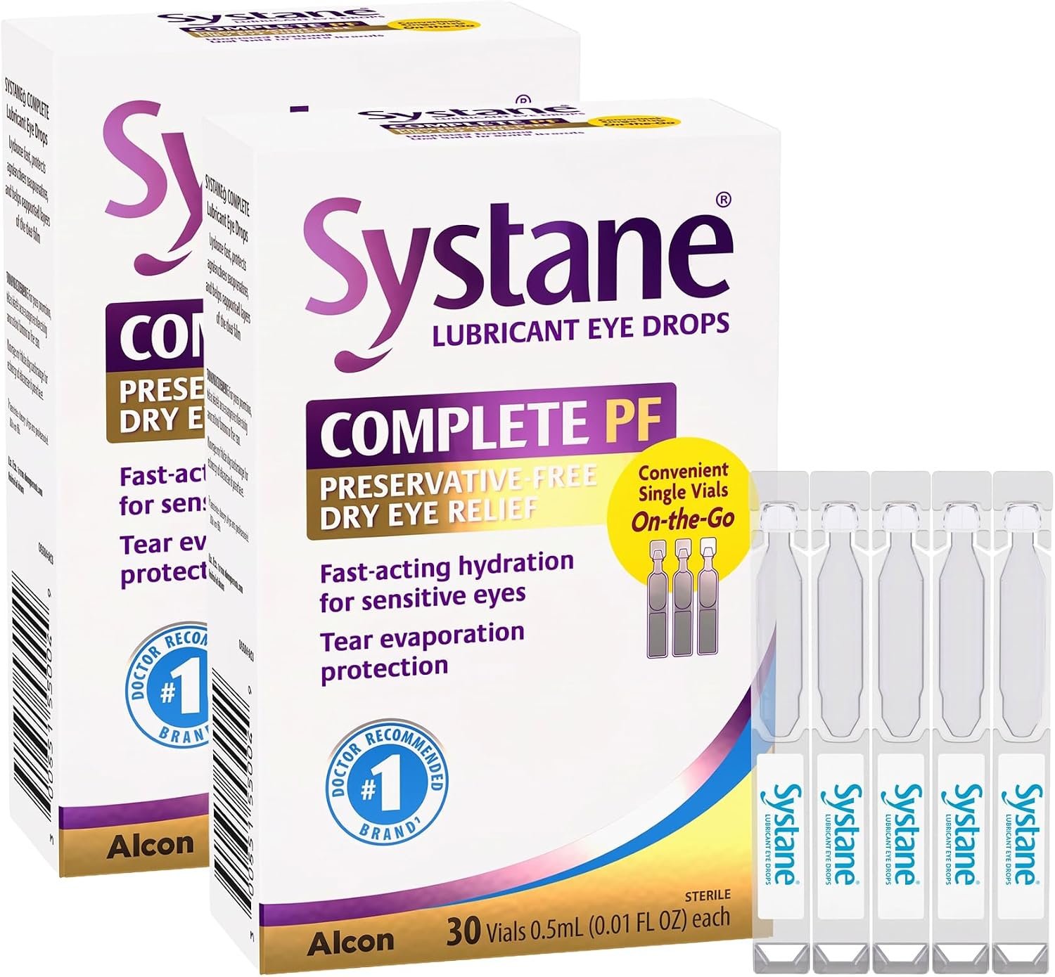 Preservative-free artificial tears for dry eyes