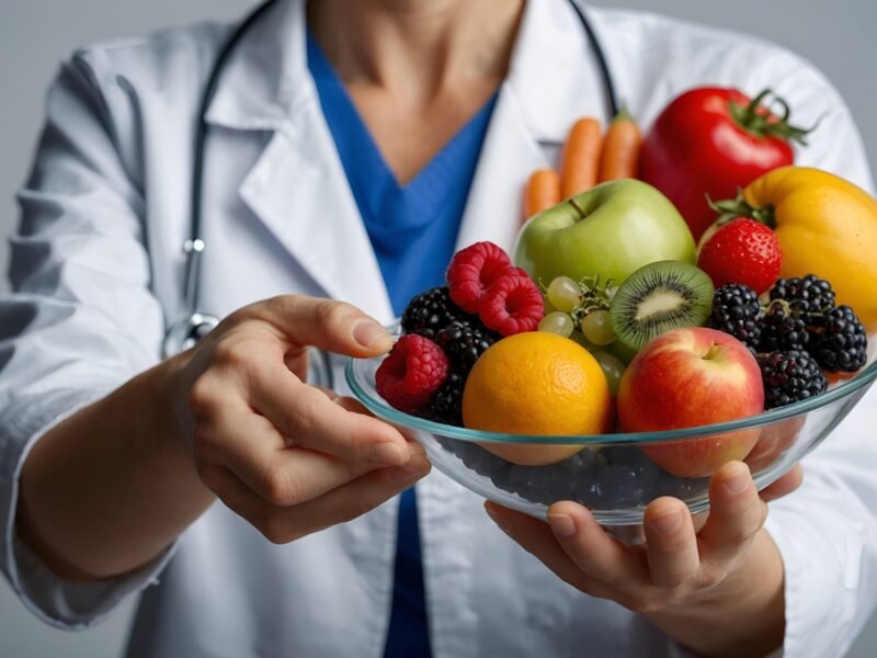 Antioxidants and Eye Health. Colorful antioxidant-rich foods like blueberries, carrots, and spinach supporting eye health naturally
