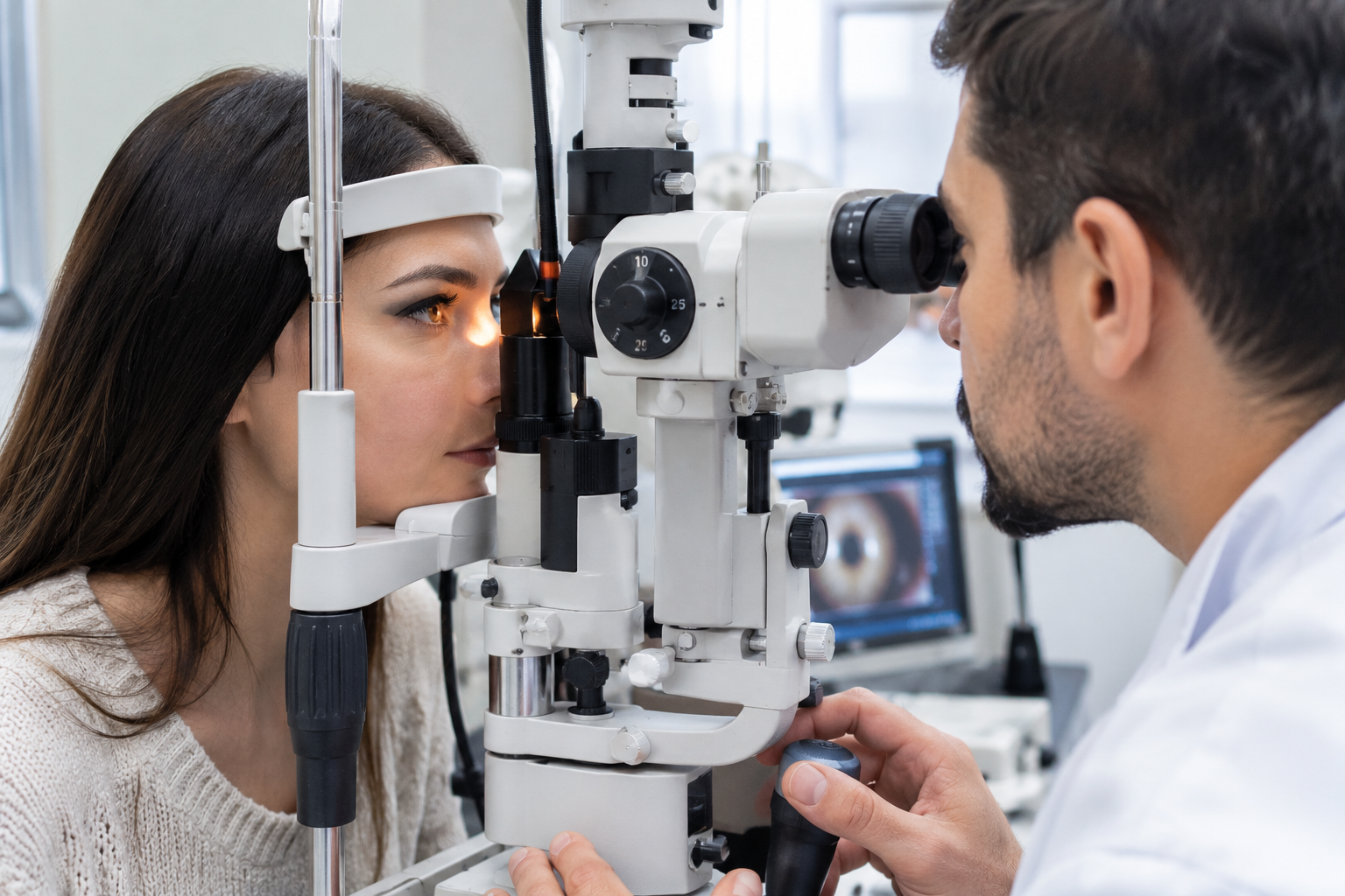 Discover how glaucoma and screen use affect eye pressure and optic nerve health. Learn 5 essential screen habits, blue light strategies, and pressure relief tips.
